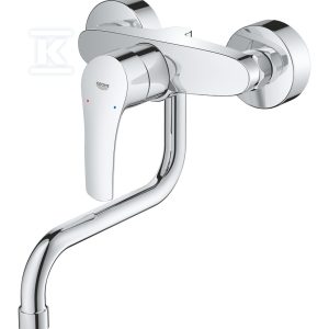 Bateria zlewozmywakowa Eurosmart jednouchwytowa, stal nierdzewna, kąt obrotu wylewki 150° głowica Ceramiczna 28 mm 30567DC0 Bateria zlewozmywakowa Eurosmart jednouchwytowa, stal nierdzewna, kąt obrotu wylewki 150° głowica Ceramiczna 28 mm 30567DC0