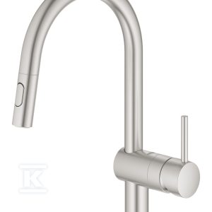 Bateria zlewozmywakowa Minta Touch elektroniczna jednouchwytowa, stal nierdzewna, kąt obrotu wylewki 360° głowica Ceramiczna 46 mm, wyciągana wylewka C, dotykowe uruchamianie przepływu 31358DC2 Bateria zlewozmywakowa Minta Touch elektroniczna jednouchwytowa, stal nierdzewna, kąt obrotu wylewki 360° głowica Ceramiczna 46 mm, wyciągana wylewka C, dotykowe uruchamianie przepływu 31358DC2