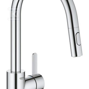 Bateria zlewozmywakowa Eurostyle Cosmopolitan jednouchwytowa chrom, głowica ceramiczna 35 mm, wyciągana wylewka z 2 strumieniami, kąt obrotu wylewki 360°, peraltor oszczędnościowy WaterSaving 31481001 Bateria zlewozmywakowa Eurostyle Cosmopolitan jednouchwytowa chrom, głowica ceramiczna 35 mm, wyciągana wylewka z 2 strumieniami, kąt obrotu wylewki 360°, peraltor oszczędnościowy WaterSaving 31481001