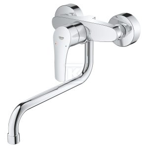 Bateria zlewozmywakowa Eurosmart jednouchwytowa, chrom, kąt obrotu wylewki 360°, głowica Ceramiczna 35 mm, wylewka 149 mm 31509003 Bateria zlewozmywakowa Eurosmart jednouchwytowa, chrom, kąt obrotu wylewki 360°, głowica Ceramiczna 35 mm, wylewka 149 mm 31509003