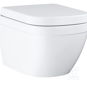 Euro Ceramika Miska WC wisząca z deską wolnoopadającą 39554000 Euro Ceramika Miska WC wisząca z deską wolnoopadającą 39554000