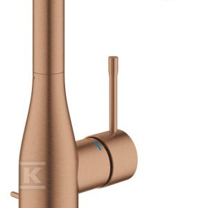 Bateria umywalkowa Grohe Essence jednouchwytowa, rozmiar L, brushed warm sunset, ogranicznik przepływu 5,7 l/min., głowica Ceramiczna 28 mm, zestaw odpływowy z drążkiem 32628DL1 Bateria umywalkowa Grohe Essence jednouchwytowa, rozmiar L, brushed warm sunset, ogranicznik przepływu 5,7 l/min., głowica Ceramiczna 28 mm, zestaw odpływowy z drążkiem 32628DL1