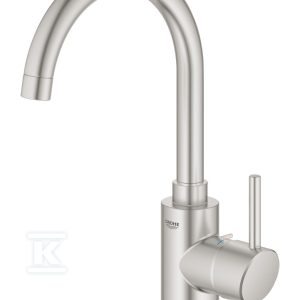 Bateria zlewozmywakowa Concetto jednouchwytowa, stal nierdzewna, kąt obrotu wylewki 0° / 150° osobne kanały wodne, głowica Ceramiczna 35 mm 32661DC3 Bateria zlewozmywakowa Concetto jednouchwytowa, stal nierdzewna, kąt obrotu wylewki 0° / 150° osobne kanały wodne, głowica Ceramiczna 35 mm 32661DC3