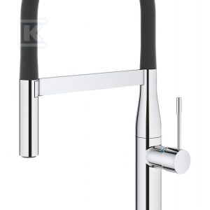 Bateria zlewozmywakowa Eurosmart jednouchwytowa, stal nierdzewna, kąt obrotu wylewki 140° osobne kanały wodne, głowica Ceramiczna 35 mm 33281DC3 Bateria zlewozmywakowa Eurosmart jednouchwytowa, stal nierdzewna, kąt obrotu wylewki 140° osobne kanały wodne, głowica Ceramiczna 35 mm 33281DC3