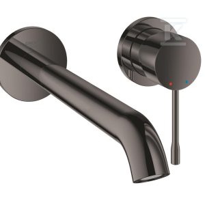 Bateria umywalkowa Grohe Essence 2-otworowa jednouchwytowa rozmiar L, hard graphite, ogranicznik przepływu 5,7 l/min., regulowany perlator, wylewka 230 mm 19967A01 Bateria umywalkowa Grohe Essence 2-otworowa jednouchwytowa rozmiar L, hard graphite, ogranicznik przepływu 5,7 l/min., regulowany perlator, wylewka 230 mm 19967A01