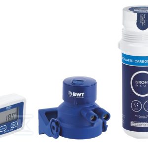 Zestaw z mini filtrem z węglem aktywnym, wydajność 1500 l Grohe Blue 41136000 Zestaw z mini filtrem z węglem aktywnym, wydajność 1500 l Grohe Blue 41136000