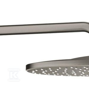 Deszczownica z ramieniem 422 mm Rainshower Mono 310, 1 strumień, przepływ 7,5 l/min, brushed hard graphite 26558AL0 Deszczownica z ramieniem 422 mm Rainshower Mono 310, 1 strumień, przepływ 7,5 l/min, brushed hard graphite 26558AL0
