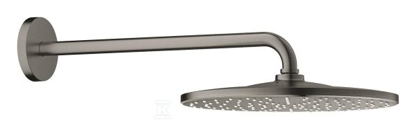 Deszczownica z ramieniem 422 mm Rainshower Mono 310, 1 strumień, przepływ 7,5 l/min, brushed hard graphite 26558AL0