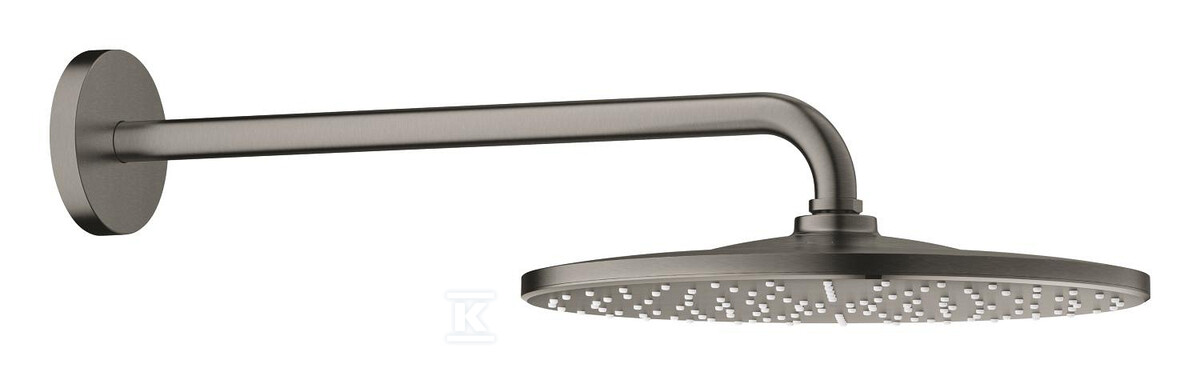 Deszczownica z ramieniem 422 mm Rainshower Mono 310, 1 strumień, przepływ 7,5 l/min, brushed hard graphite 26558AL0 - obrazek 1