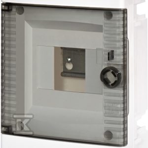 Obudowa podtynkowa 1 rząd 4 mod. drzwi transparentne ECM4PT 001100142 Obudowa podtynkowa 1 rząd 4 mod. drzwi transparentne ECM4PT 001100142
