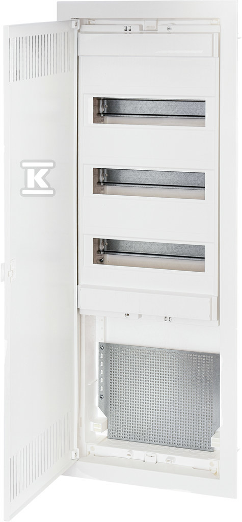 Obudowa teletechniczna podtynkowa 3-rzędy modułówki+2 płyty montażowe ECG70COMBO2/3-I_FR 001100155