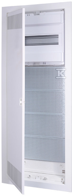 Obudowa teletechniczna podtynkowa 1-rząd modułówki+4 płyty montażowe ECG70HCOMBO4/1-I_FR 001100159