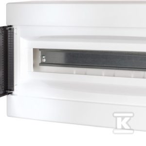 Obudowa natynkowa 1 rząd 24 mod. drzwi transparentne ECT 1x24PT-s 001100282 Obudowa natynkowa 1 rząd 24 mod. drzwi transparentne ECT 1x24PT-s 001100282