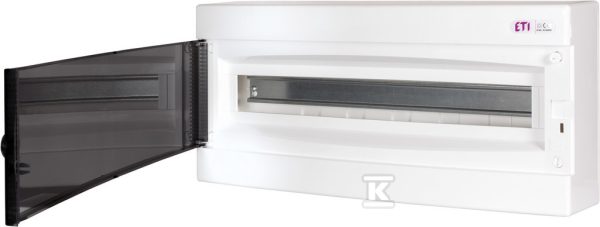 Obudowa natynkowa 1 rząd 24 mod. drzwi transparentne ECT 1x24PT-s 001100282