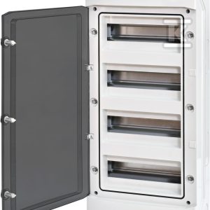 Obudowa natynkowa 48 mod, IP-65 drzwi transparentne, (N-dzielona) ECH-48PT-S 001100306 Obudowa natynkowa 48 mod, IP-65 drzwi transparentne, (N-dzielona) ECH-48PT-S 001100306