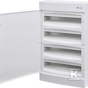 Obudowa natynkowa 4 rzędy po 18 mod. drzwi białe ECT 4X18PO-S 001100321 Obudowa natynkowa 4 rzędy po 18 mod. drzwi białe ECT 4X18PO-S 001100321