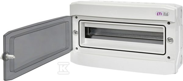 Obudowa natynkowa 18 mod. IP65 drzwi transparentne ECH-18PT 001100350