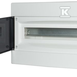Obudowa podtynkowa 1 rząd 24 mod. drzwi transparentne ECM 1x24PT-s 001100407 Obudowa podtynkowa 1 rząd 24 mod. drzwi transparentne ECM 1x24PT-s 001100407