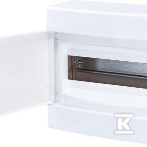 Rozdzielnica natynkowa 12 modułów IP40 drzwi białe ECT12PO 001101006 Rozdzielnica natynkowa 12 modułów IP40 drzwi białe ECT12PO 001101006
