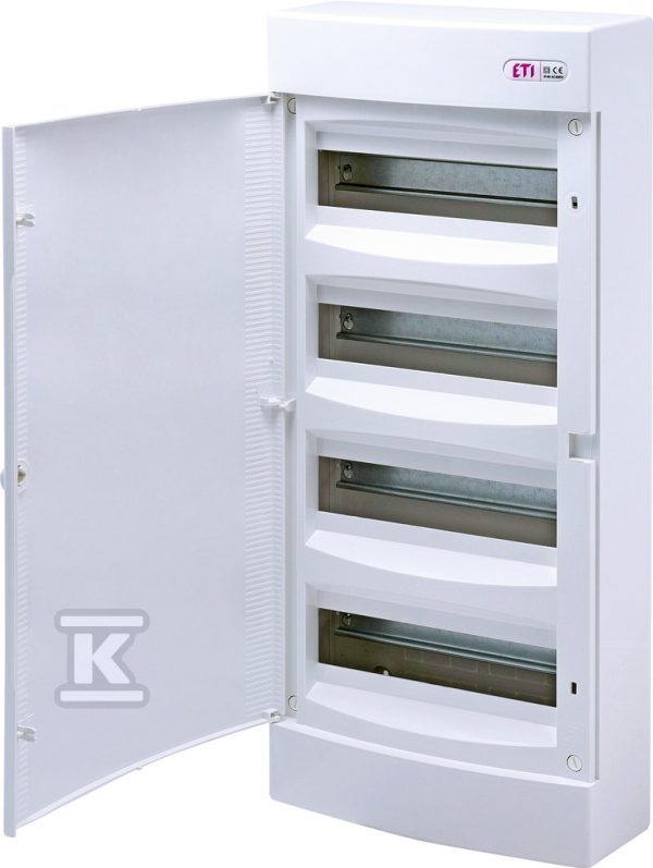 Rozdzielnica natynkowa 48 modułów IP40 drzwi białe ECT48PO-s 001101023