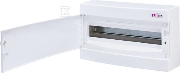 Rozdzielnica natynkowa 18 modułów IP40 drzwi białe ECT18PO-s 001101071