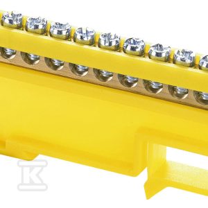 Listwa PE na szynę TH35 (12×5,5mm2) ELZ-Y 001101272 Listwa PE na szynę TH35 (12×5,5mm2) ELZ-Y 001101272