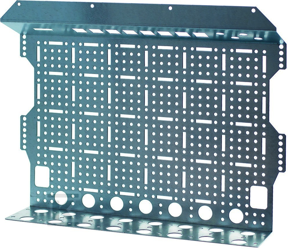 Płyta montażowa perforowana pod gniazdko i 8 adapterów RJ PM2X18RJ 001101352 - obrazek 1