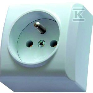 Gniazdko 230V z zestawem montażowym EGN-1BZ/00 001101358 Gniazdko 230V z zestawem montażowym EGN-1BZ/00 001101358