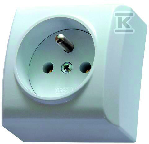 Gniazdko 230V z zestawem montażowym EGN-1BZ/00 001101358 - obrazek 1