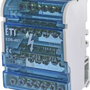 Blok rozdzielczy 125A (4×7 zacisków) EDB-407 001102303 Blok rozdzielczy 125A (4×7 zacisków) EDB-407 001102303