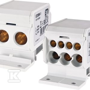 Blok rozdzielczy 160A (2×4-50mm2/3×2,5-25mm2+4×2,5-16mm2) szary EDBM-1 001102400 Blok rozdzielczy 160A (2×4-50mm2/3×2,5-25mm2+4×2,5-16mm2) szary EDBM-1 001102400