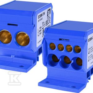 Blok rozdzielczy 192A (2×4-70mm2/3×2,5-25mm2+4×2,5-16mm2) niebieska EDBM-7/N 001102423 Blok rozdzielczy 192A (2×4-70mm2/3×2,5-25mm2+4×2,5-16mm2) niebieska EDBM-7/N 001102423