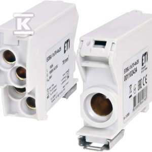 Blok rozdzielczy 192A (1×4-70mm2/4×1,5-25mm2) szary EDBJ-1X70-4X25 001102434 Blok rozdzielczy 192A (1×4-70mm2/4×1,5-25mm2) szary EDBJ-1X70-4X25 001102434