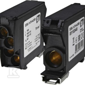 Blok rozdzielczy 192A (1×4-70mm2/4×1,5-25mm2) czarny EDBJ-1X70-4X25/B 001102445 Blok rozdzielczy 192A (1×4-70mm2/4×1,5-25mm2) czarny EDBJ-1X70-4X25/B 001102445