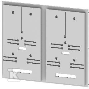 Płyta z 2 deskami licznikowymi do panelu o szerokości 2 (500) (1kpl.) DL-S3F 2-2.5 001342751 - obrazek 1
