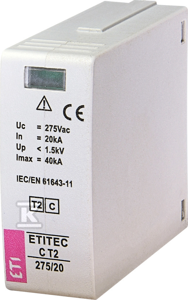 Moduł wymienny ogranicznika przepięć T2 (C) modułów ETITEC C T2 275/20 002440414 - obrazek 1