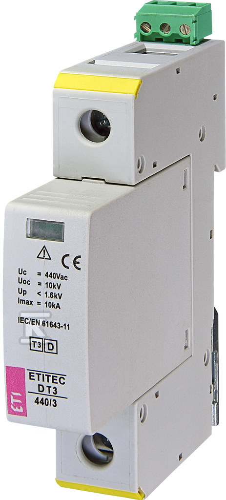 Ogranicznik przepięć T3 (D) ETITEC D T3 440/3 1+0 RC 002440420 - obrazek 1