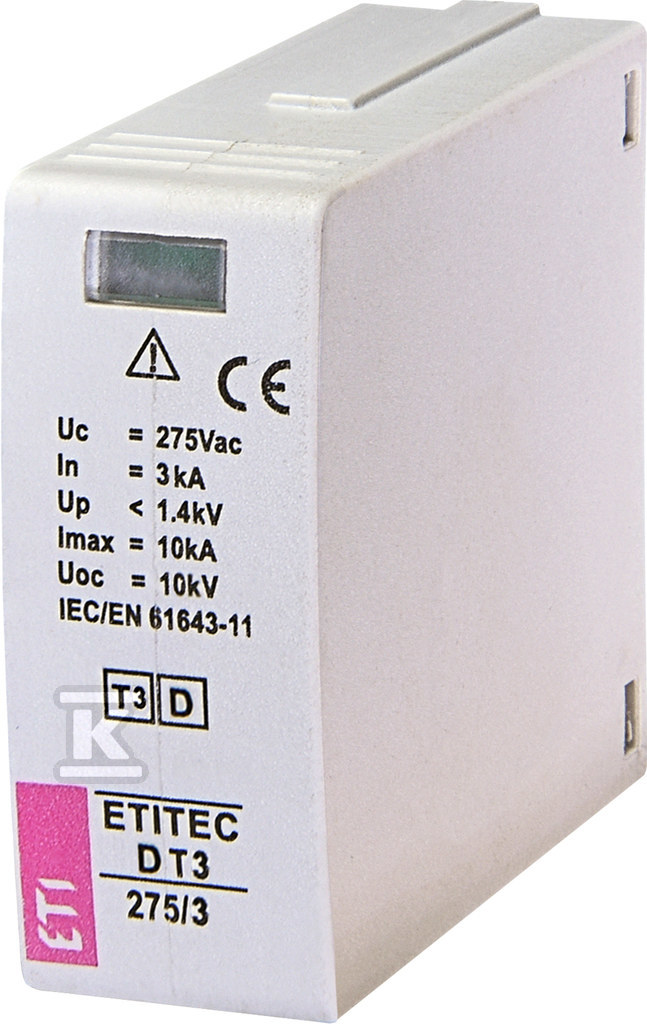 Moduł wymienny ogranicznika przepięć T3 (D) modułówETITEC D T3 275/3 002440421 - obrazek 1