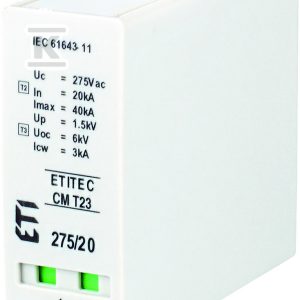 Moduł wymienny ogranicznika przepięćETITEC CM T23 275/20 G 002440659 Moduł wymienny ogranicznika przepięćETITEC CM T23 275/20 G 002440659