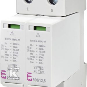 Modułowy ogranicznik przepięć ETITEC ML T123 300/12,5 1+1 RC 002440670 Modułowy ogranicznik przepięć ETITEC ML T123 300/12,5 1+1 RC 002440670