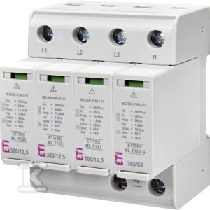Modułowy ogranicznik przepięć ETITEC ML T123 300/12,5 3+1 002440671 Modułowy ogranicznik przepięć ETITEC ML T123 300/12,5 3+1 002440671