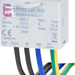 Ogranicznik przepięć – do źródeł światła LED ETITEC LX1 IP67 002442983 Ogranicznik przepięć – do źródeł światła LED ETITEC LX1 IP67 002442983