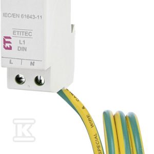 Ogranicznik przepięć – do źródeł światła LED ETITEC L1 DIN 002442985 Ogranicznik przepięć – do źródeł światła LED ETITEC L1 DIN 002442985