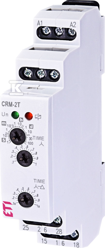 Przekaźnik czasowy gwiazda trójkąt CRM-2T UNI 002470013
