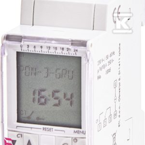 Cyfrowy programator czasowy jednokanałowy ETICLOCK-R1 002472053 Cyfrowy programator czasowy jednokanałowy ETICLOCK-R1 002472053