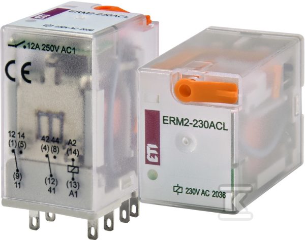 Przekaźnik 2 stykowy 230V AC ERM2-230ACL 002473005
