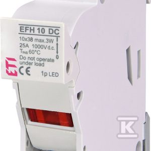 Podstawa bezpiecznikowa EFH 10 DC 1p LED 002540211 Podstawa bezpiecznikowa EFH 10 DC 1p LED 002540211