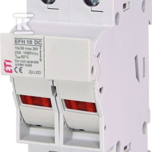 Podstawa bezpiecznikowa EFH 10 DC 2p LED 002540213 Podstawa bezpiecznikowa EFH 10 DC 2p LED 002540213