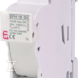 Podstawa bezpiecznikowa z adapterem EFH 10 DC 1p AD 002540501 Podstawa bezpiecznikowa z adapterem EFH 10 DC 1p AD 002540501