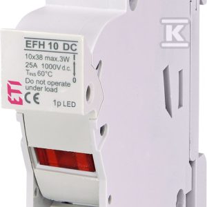 Podstawa bezpiecznikowa z adapterem EFH 10 DC 1p LED AD 002540511 Podstawa bezpiecznikowa z adapterem EFH 10 DC 1p LED AD 002540511